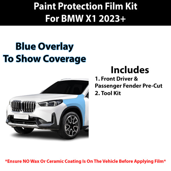 Fits BMW X1 xDrive28i xLine 2023+ Precut Premium Paint Protection Film Clear Bra PPF Decal Film Kit Cover