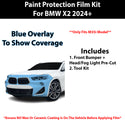 Fits BMW X2 (M35i) 2024+ Precut Premium Paint Protection Film Clear Bra PPF Decal Film Kit Cover