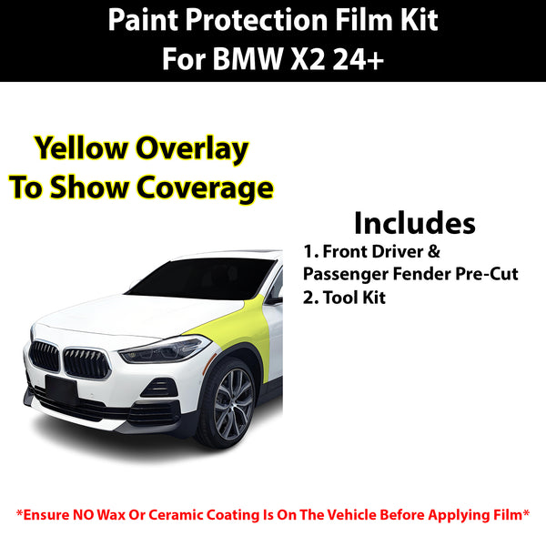 Fits BMW X2 2024+ Precut Premium Paint Protection Film Clear Bra PPF Decal Film Kit Cover