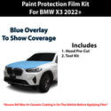 Fits BMW X3 M Sport 2022+ Precut Premium Paint Protection Film Clear Bra PPF Decal Film Kit