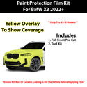 Fits BMW X3 M 2022+ Precut Premium Paint Protection Film Clear Bra PPF Decal Film Kit