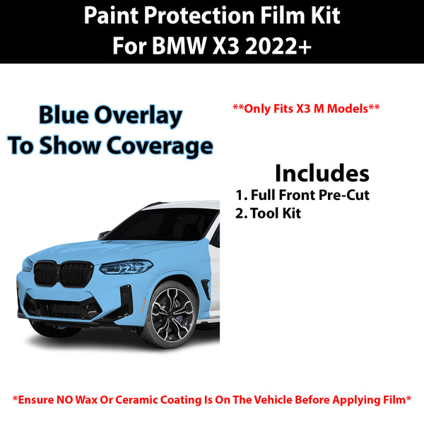 Fits BMW X3 M 2022+ Precut Premium Paint Protection Film Clear Bra PPF Decal Film Kit