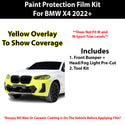 Fits BMW X4 2022+ Precut Premium Paint Protection Film Clear Bra PPF Decal Film Kit Cover