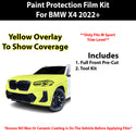 Fits BMW X4 2022+ Precut Premium Paint Protection Film Clear Bra PPF Decal Film Kit Cover