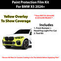 Fits BMW X5 M60i 2024+ Precut Premium Paint Protection Film Clear Bra PPF Decal Film Kit Cover