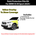 Fits BMW X5 M Sport 2024+ Precut Premium Paint Protection Film Clear Bra PPF Decal Film Kit