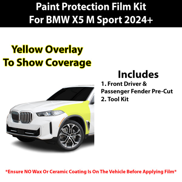 Fits BMW X5 M Sport 2024+ Precut Premium Paint Protection Film Clear Bra PPF Decal Film Kit