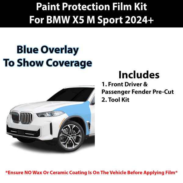 Fits BMW X5 M Sport 2024+ Precut Premium Paint Protection Film Clear Bra PPF Decal Film Kit