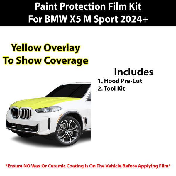 Fits BMW X5 M60i 2024+ Precut Premium Paint Protection Film Clear Bra PPF Decal Film Kit Cover