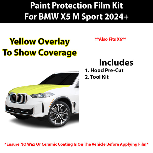 Fits BMW X5 M Sport 2024+ Precut Premium Paint Protection Film Clear Bra PPF Decal Film Kit