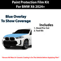 Fits BMW X6 2024+ Precut Premium Paint Protection Film Clear Bra PPF Decal Film Kit Cover