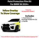 Fits BMW X6 2024+ M Competition Precut Premium Paint Protection Film Clear Bra PPF Decal Film Kit Cover