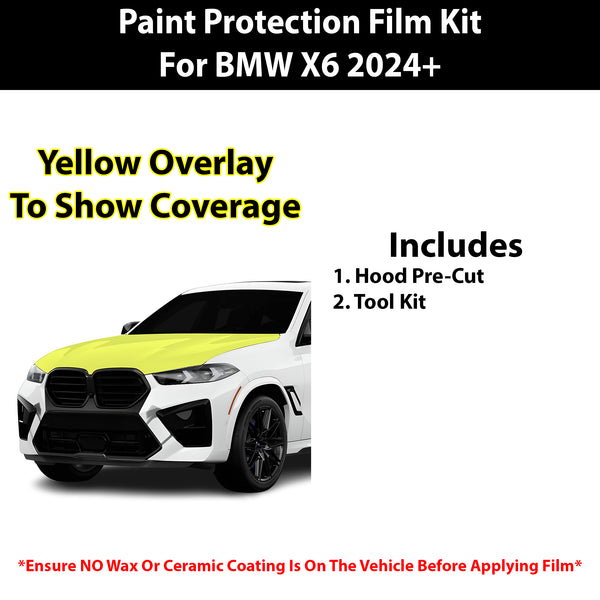 Fits BMW X6 2024+ M Competition Precut Premium Paint Protection Film Clear Bra PPF Decal Film Kit Cover