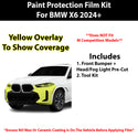 Fits BMW X6 2024+ Precut Premium Paint Protection Film Clear Bra PPF Decal Film Kit Cover