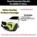 Fits BMW X7 2023+ Precut Premium Paint Protection Film Clear Bra PPF Decal Film Kit Cover