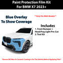 Fits BMW X7 2023+ Precut Premium Paint Protection Film Clear Bra PPF Decal Film Kit Cover