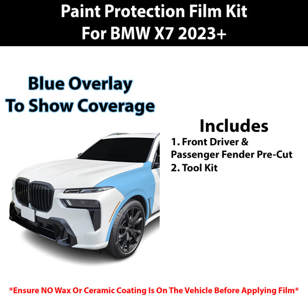 Fits BMW X7 2023+ Precut Premium Paint Protection Film Clear Bra PPF Decal Film Kit Cover