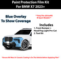 Fits BMW X7 2023+ Precut Premium Paint Protection Film Clear Bra PPF Decal Film Kit Cover