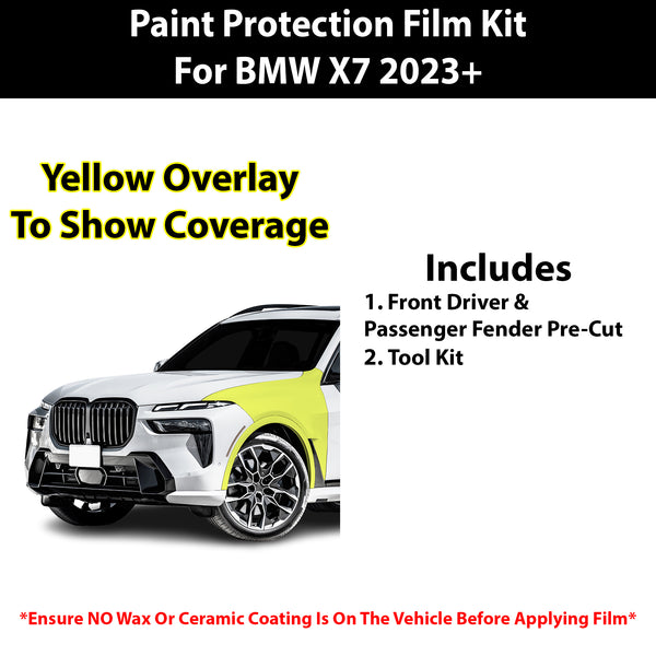 Fits BMW X7 2023+ Precut Premium Paint Protection Film Clear Bra PPF Decal Film Kit Cover