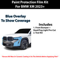 Fits BMW XM 2023+ Precut Premium Paint Protection Film Clear Bra PPF Decal Film Kit