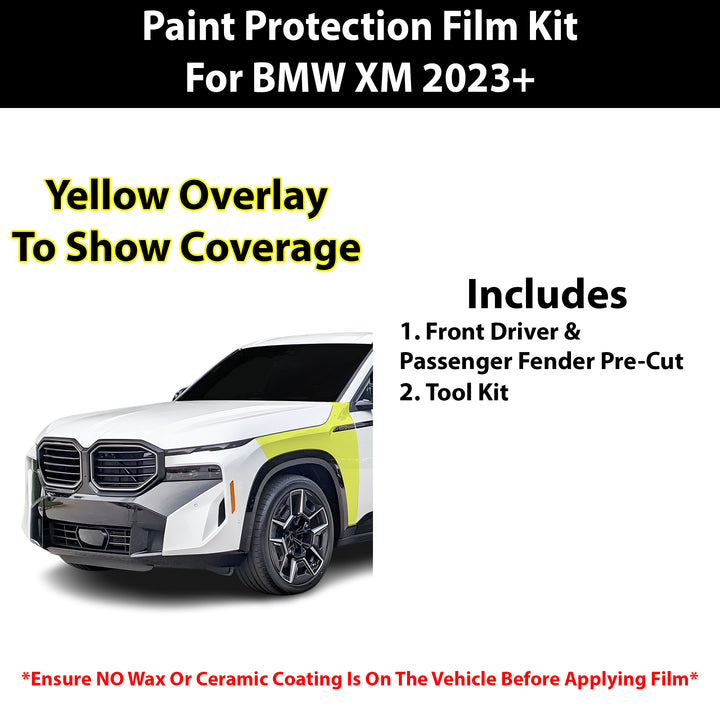 Fits BMW XM 2023+ Precut Premium Paint Protection Film Clear Bra PPF Decal Film Kit - Bogar Tech Designs
