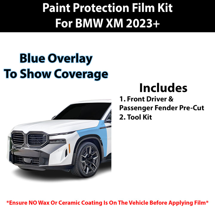 Fits BMW XM 2023+ Precut Premium Paint Protection Film Clear Bra PPF Decal Film Kit - Bogar Tech Designs