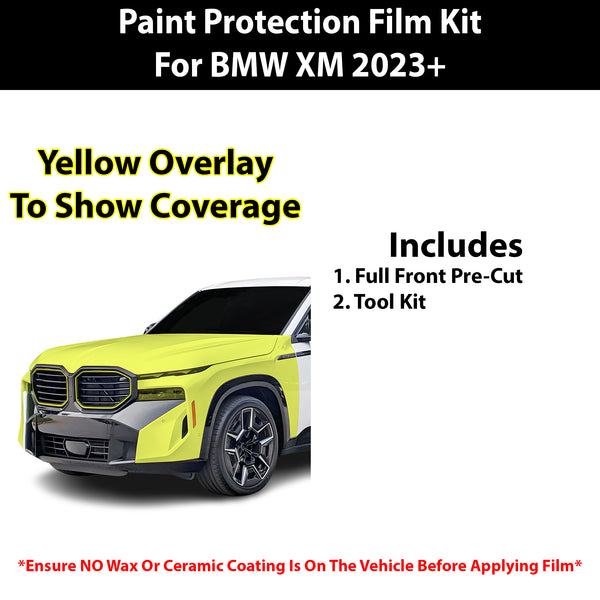 Fits BMW XM 2023+ Precut Premium Paint Protection Film Clear Bra PPF Decal Film Kit