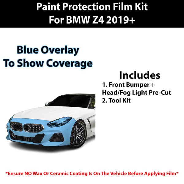 Fits BMW Z4 2019+ Precut Premium Paint Protection Film Clear Bra PPF Decal Film Kit Cover