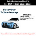 Fits BMW i4 2022+ Precut Premium Paint Protection Film Clear Bra PPF Decal Film Kit Cover