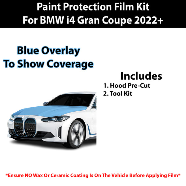 Fits BMW i4 2022+ Precut Premium Paint Protection Film Clear Bra PPF Decal Film Kit Cover