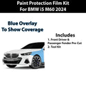 Fits BMW i5 M60 2024-2025 Precut Premium Paint Protection Film Clear Bra PPF Decal Film Kit Cover