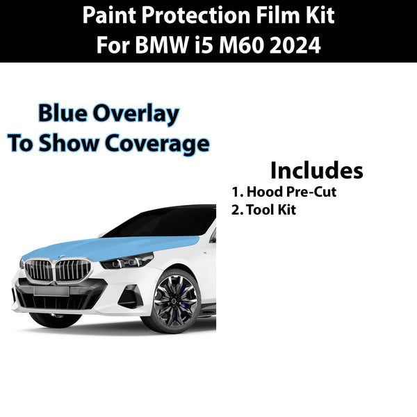 Fits BMW i5 M60 2024-2025 Precut Premium Paint Protection Film Clear Bra PPF Decal Film Kit Cover