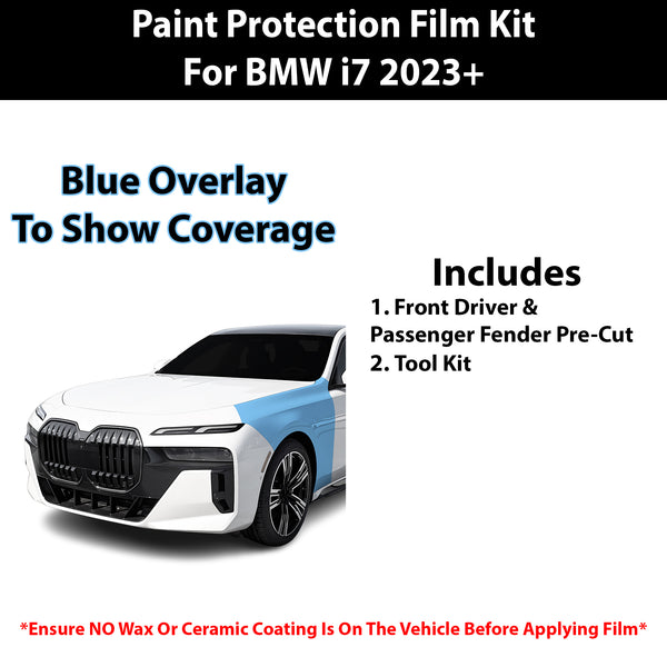 Fits BMW i7 2023+  Precut Premium Paint Protection Film Clear Bra PPF Decal Film Kit Cover