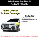 Fits BMW iX 2022+ Precut Premium Paint Protection Film Clear Bra PPF Decal Film Kit Cover