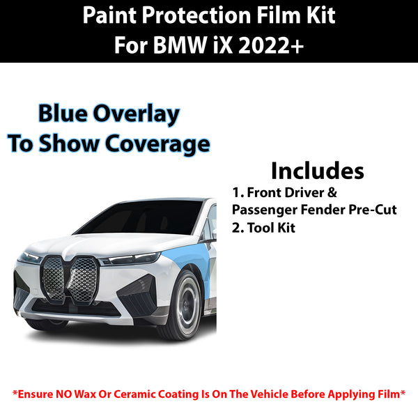 Fits BMW iX xDrive50 2022+ Precut Premium Paint Protection Film Clear Bra PPF Decal Film Kit Cover