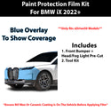 Fits BMW iX xDrive50 2022+ Precut Premium Paint Protection Film Clear Bra PPF Decal Film Kit Cover