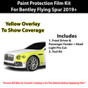 Fits Bentley Flying Spur 2019+ Precut Premium Paint Protection Film Clear Bra PPF Decal Film Kit Cover