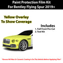 Fits Bentley Flying Spur 2019+ Precut Premium Paint Protection Film Clear Bra PPF Decal Film Kit Cover