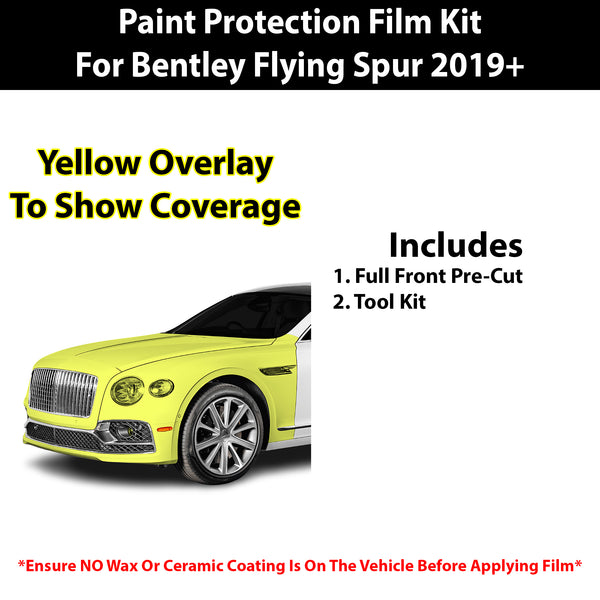 Fits Bentley Flying Spur 2019+ Precut Premium Paint Protection Film Clear Bra PPF Decal Film Kit Cover