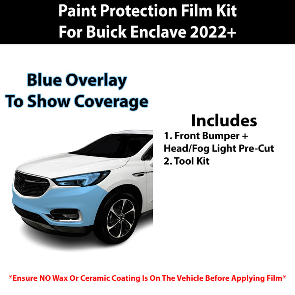 Fits Buick Enclave 2022+ Precut Premium Paint Protection Film Clear Bra PPF Decal Film Kit Cover