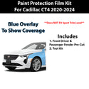 Precut Premium Paint Protection Film Clear Bra PPF Decal Film Kit Cover Fits Cadillac CT4 2020-2024