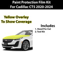 Fits Cadillac CT5 2020-2024 Precut Premium Paint Protection Film Clear Bra PPF Decal Film Kit Cover