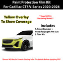 Fits Cadillac CT5 2020+ Precut Premium Paint Protection Film Clear Bra PPF Decal Film Kit