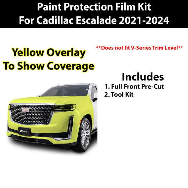 Precut Premium Paint Protection Film Clear Bra PPF Decal Film Kit Cover Fits Cadillac Escalade 2021 2022 2023 2024