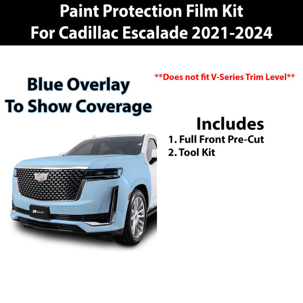 Precut Premium Paint Protection Film Clear Bra PPF Decal Film Kit Cover Fits Cadillac Escalade 2021 2022 2023 2024