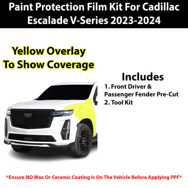 Fits Cadillac Escalade 2023+ Precut Premium Paint Protection Film Clear Bra PPF Decal Film Kit