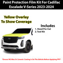 Fits Cadillac Escalade 2023+ Precut Premium Paint Protection Film Clear Bra PPF Decal Film Kit