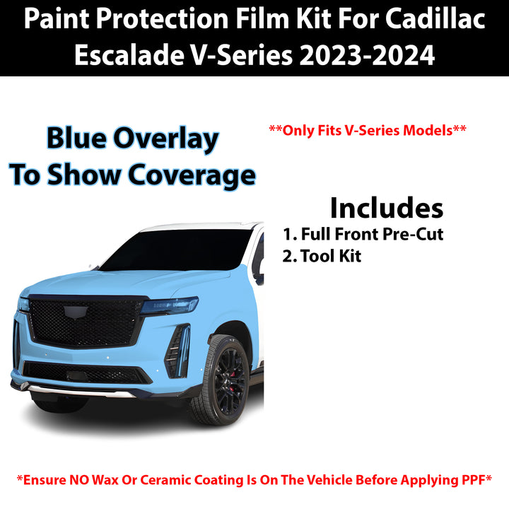 Fits Cadillac Escalade 2023+ Precut Premium Paint Protection Film Clear Bra PPF Decal Film Kit - Bogar Tech Designs