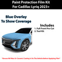 Fits Cadillac Lyriq 2023+ Precut Premium Paint Protection Film Clear Bra PPF Decal Film Kit Cover