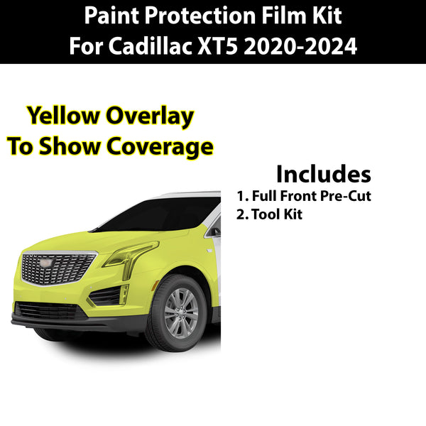 Fits Cadillac XT5 2020+ Precut Premium Paint Protection Film Clear Bra PPF Decal Film Kit Cover